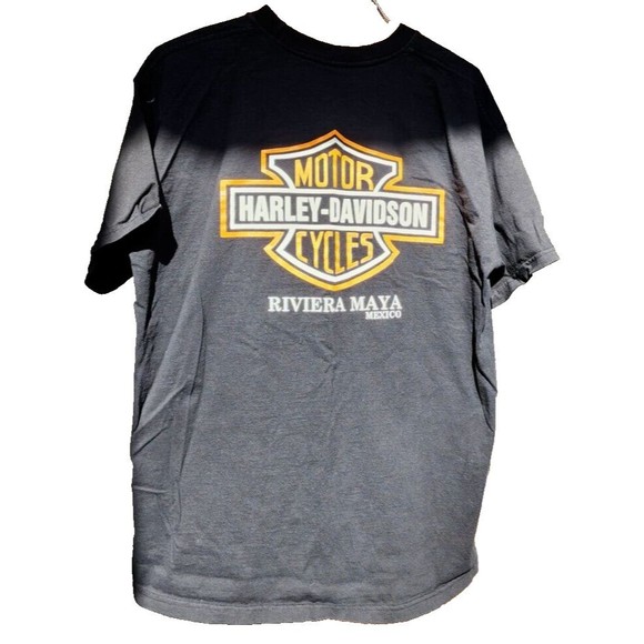 Harley Davidson Riviera Maya Mexico Black T-Shirt Plus Size 2X - Picture 2 of 6